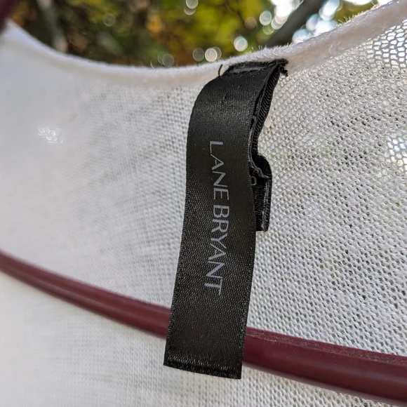 Lane Bryant White and Yellow Tunic Top - Picture 5 of 5